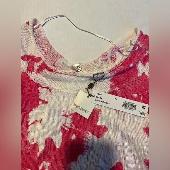 SPANNER Red and White Long Sleeve Tee - Picture 4 of 6